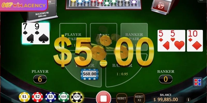 Mẹo chiến thắng khi chơi baccarat 007win